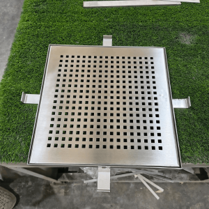 Stainless Steel Slotted Grating with Angle Frame