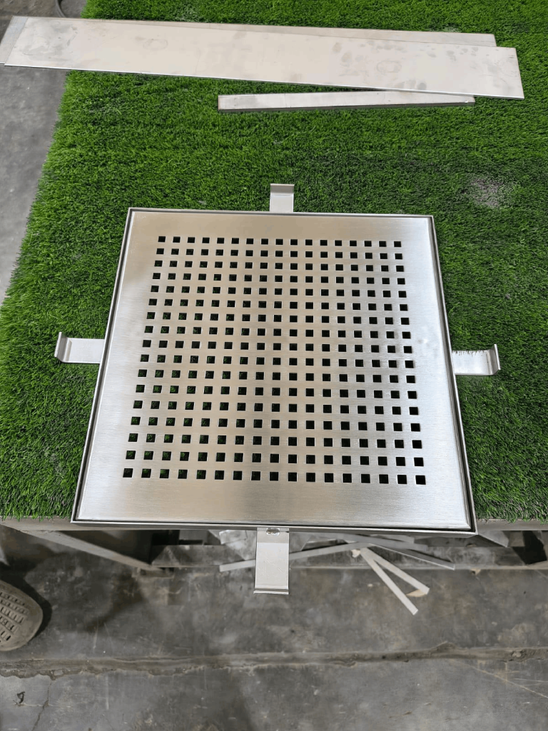 Stainless Steel Slotted Grating with Angle Frame